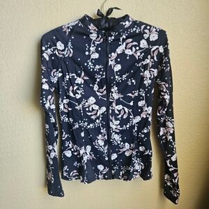 floral rash guard